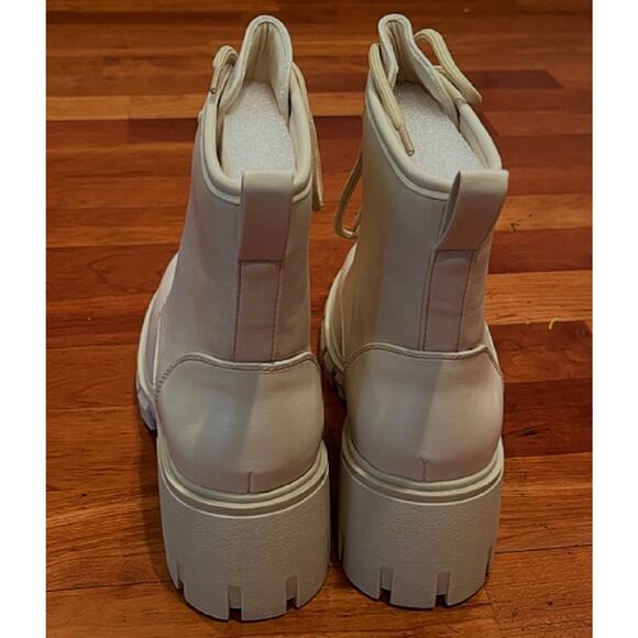 IDIFU IN2 Combat Boots Womens Ankle Boots Low Block Cute Stylish Casual Size 7 - Picture 5 of 5